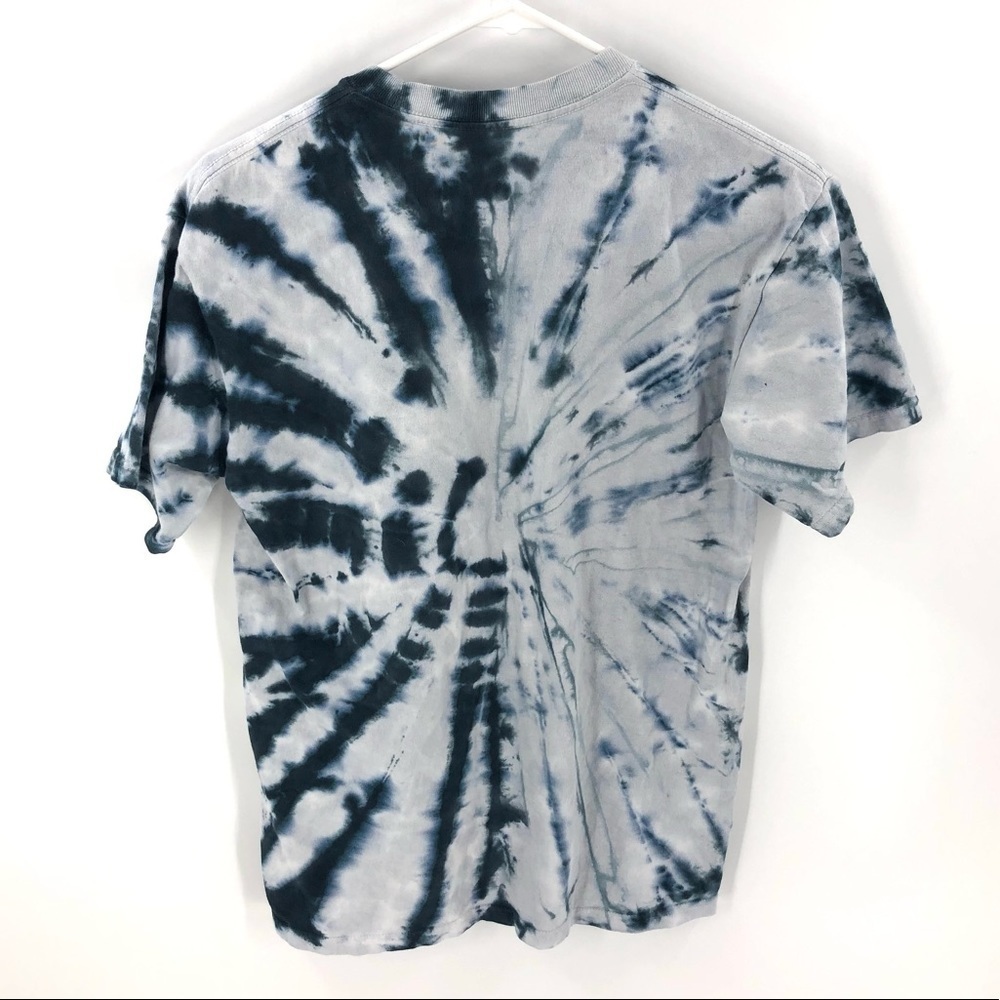 Liquid Blue Kiss Shirt Adult Medium Destroyer 76 Retro Tie Dye Band Rock Graphic - Picture 4 of 8